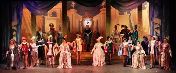 Cinderella Pantomime Broxbourne: Villagers in Finale