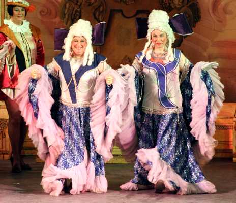 Cinderella Pantomime Broxbourne: Ugly Sisters in Finale