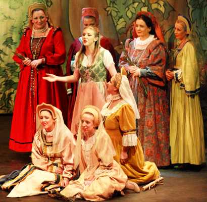 Cinderella Pantomime Broxbourne: Cinderella with Villagers