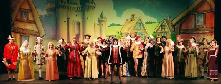 Cinderella Pantomime Broxbourne: Prince Charming and Villagers